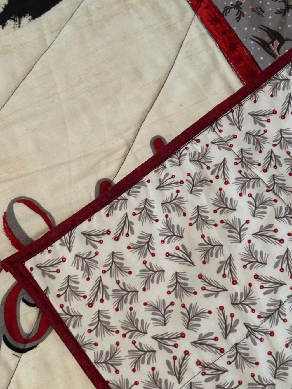 Christmas Patchwork Quilt 